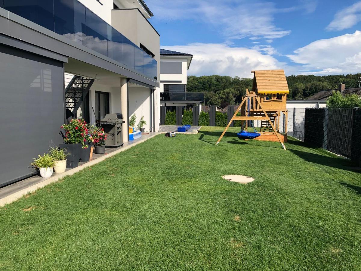 Moderne Ferienwohnung Mit Terrasse Und Garten Verwaltungsgemeinschaft Haldenwang Esterno foto