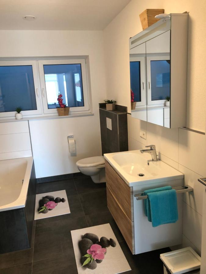 Moderne Ferienwohnung Mit Terrasse Und Garten Verwaltungsgemeinschaft Haldenwang Esterno foto