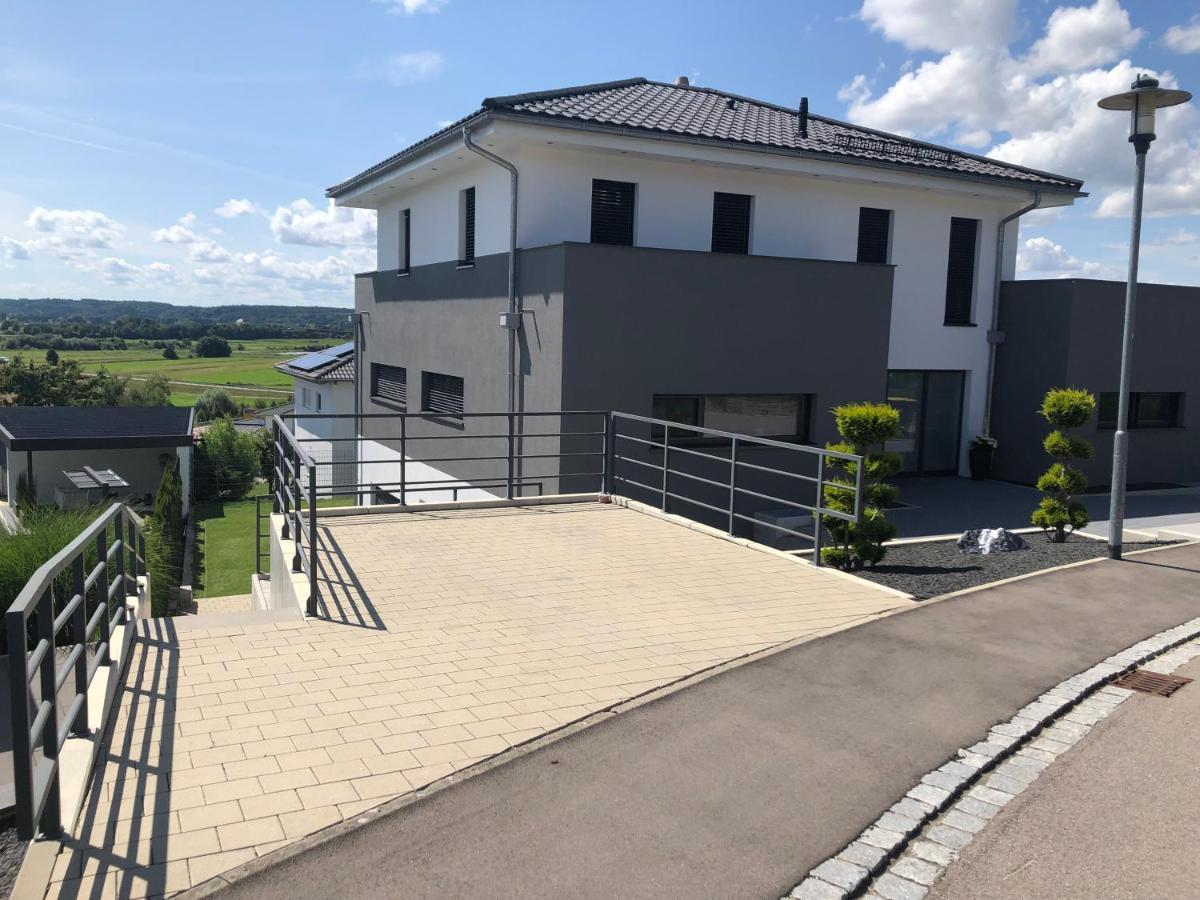 Moderne Ferienwohnung Mit Terrasse Und Garten Verwaltungsgemeinschaft Haldenwang Esterno foto