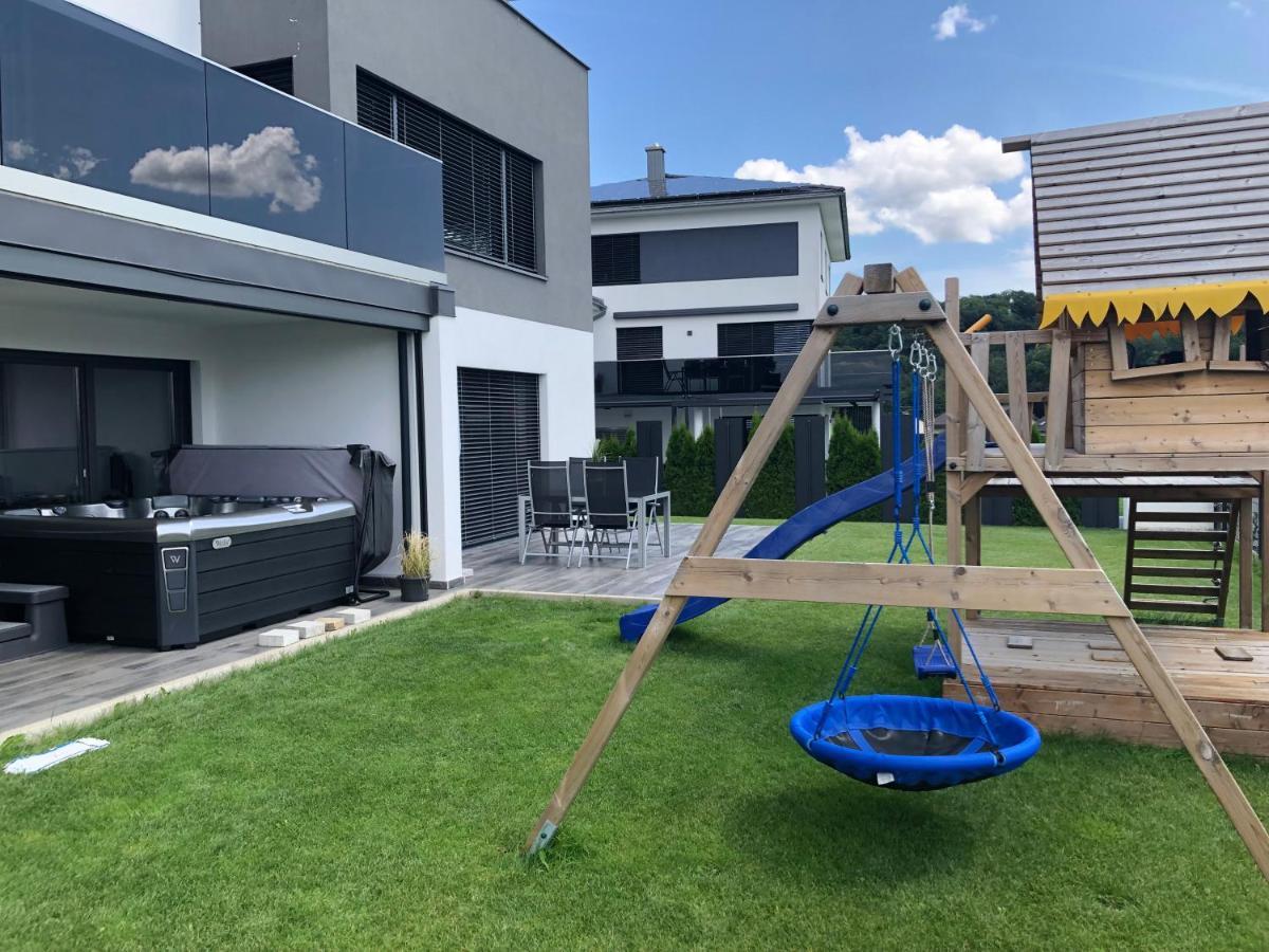 Moderne Ferienwohnung Mit Terrasse Und Garten Verwaltungsgemeinschaft Haldenwang Esterno foto